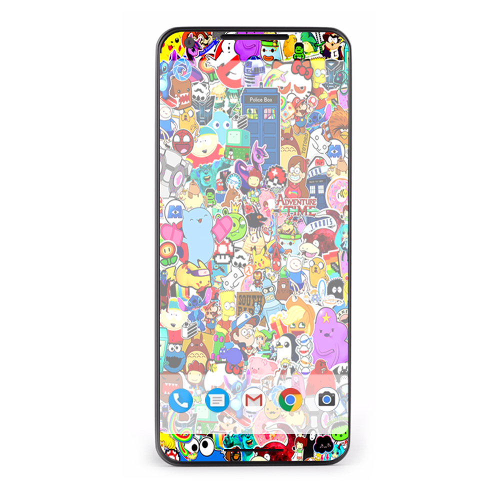 Google Pixel 2 Skins Decal Wrap Sticker collage