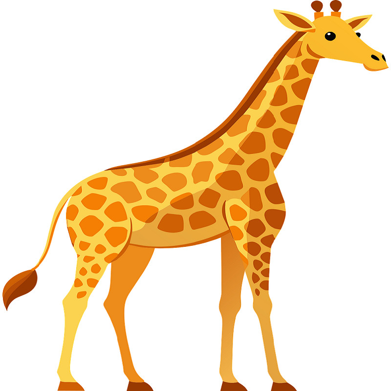 30 Custom Simple Giraffe Personalized Address Labels