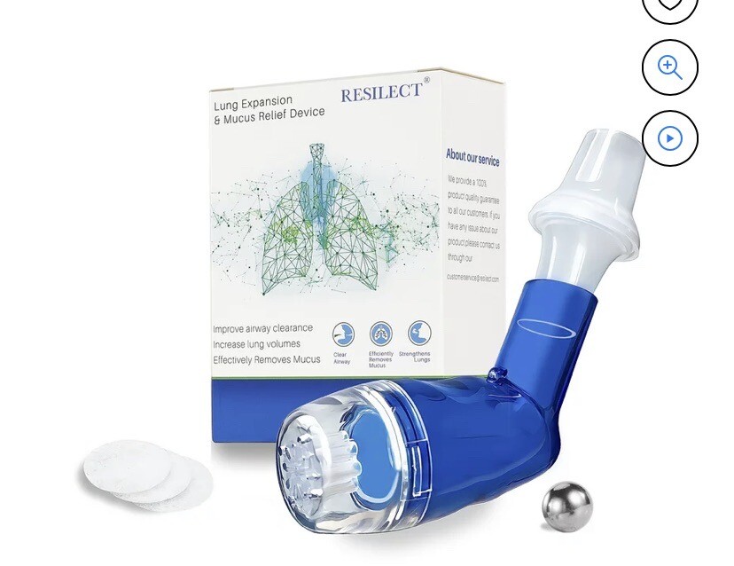 New Breathing Lung Expander Lung Exerciser Device