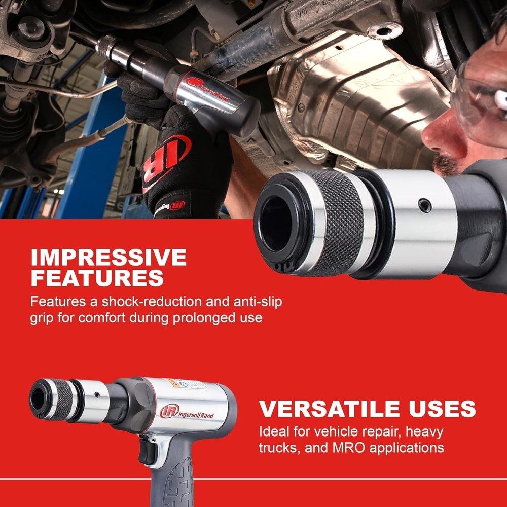 Durable Short-Barrel Air Tool, 30% Less Vibration