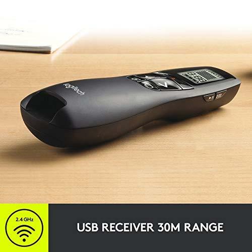 Logitech Professional Presenter R800, Wireless Presentation Clicker Remote with