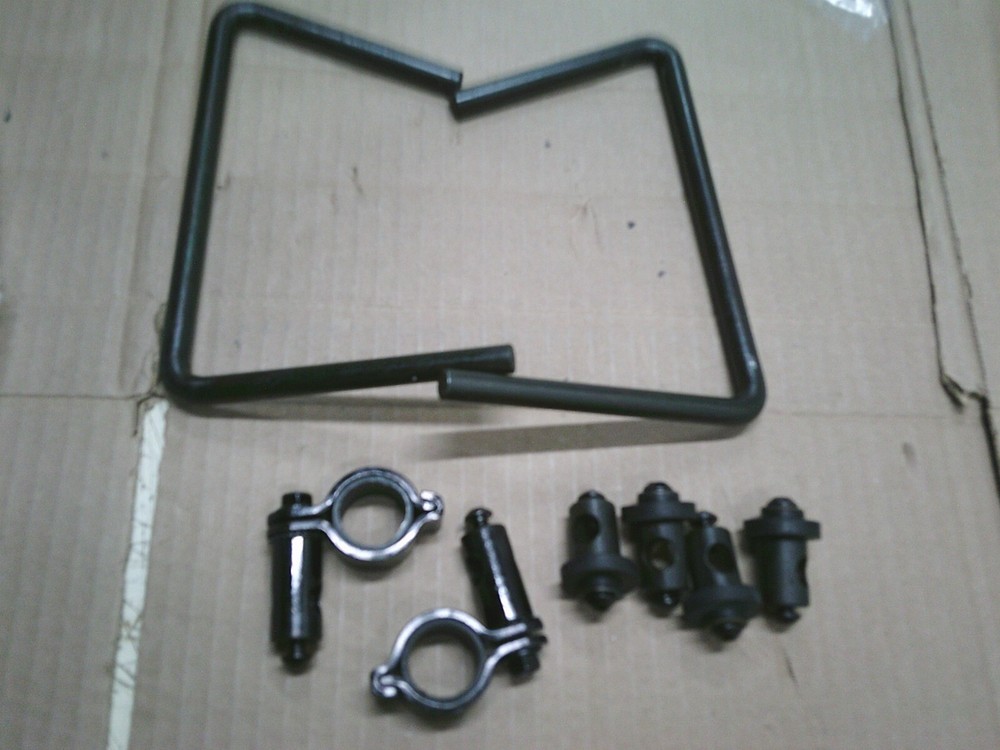MOUNT L BRACKET + CLAMP SET FOR HANDLEBAR MOUNTED WINDSHIELDS 7/8" - 1 1/4"