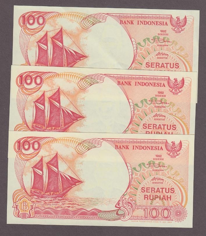 Indonesia 100 Rupiah Banknote 1992 UNC