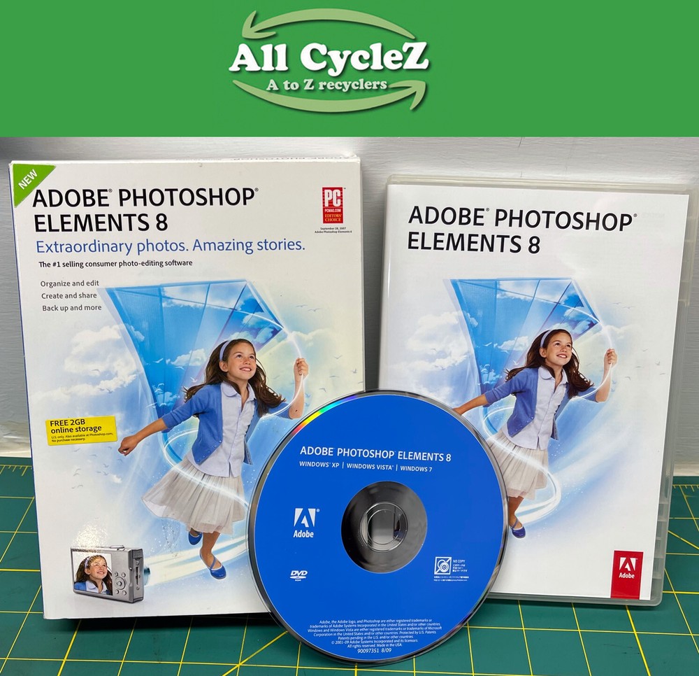 Adobe Photoshop Elements 8 New Condition!