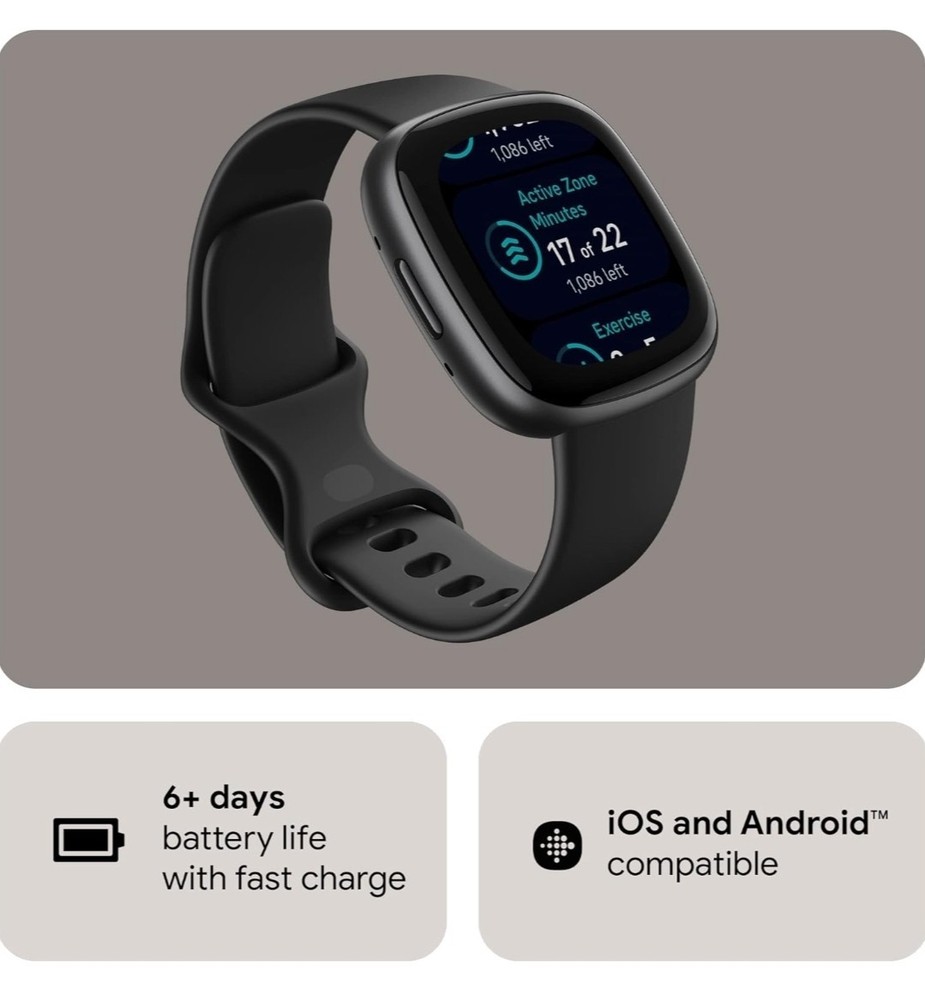 Fitbit Versa 4 - Black Infinity