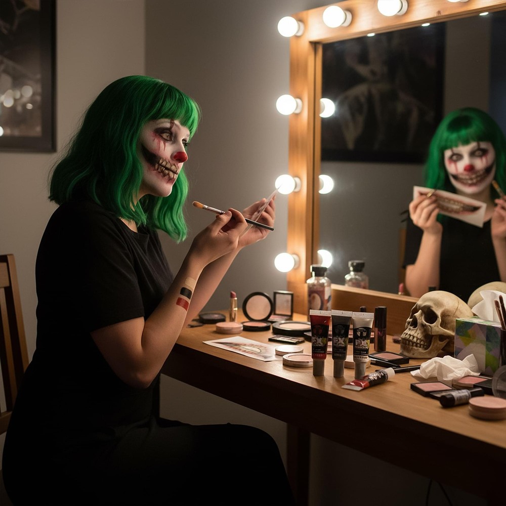 Evil Grin Fx Makeup Kit Costume Accessory