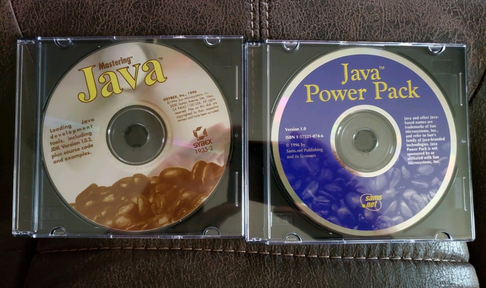 Vintage Mastering Java/ Java Power Pack Disc Lot