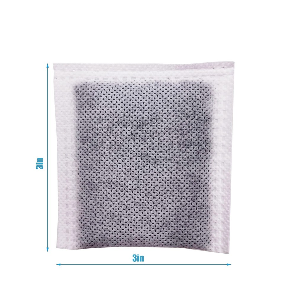 8 Pack Compact Activated Charcoal Odor Absorbing Filter Refill Deodorizer Com...