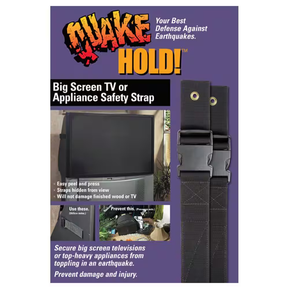 Big Screen and Appliance Safety Strap (2-Pack)