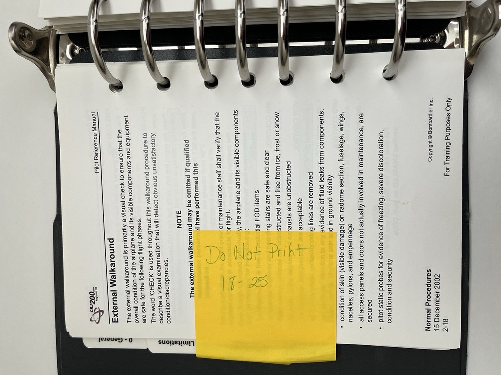 CRJ 200 Pilot Reference Manual Volume 2 Of 2