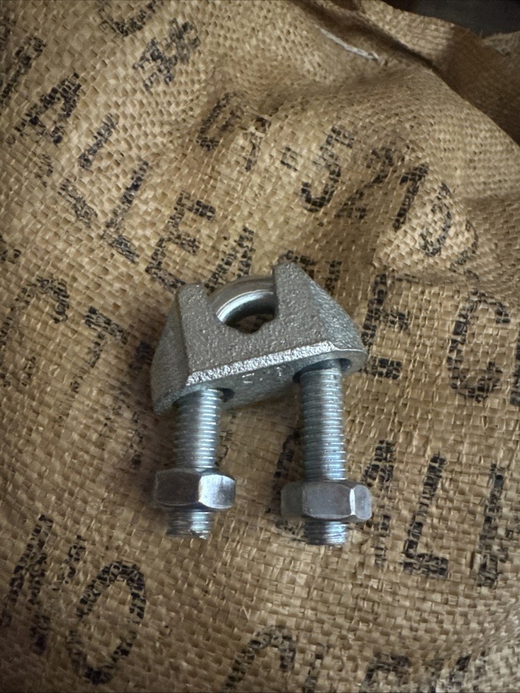 1/2" Galvanized Malleable Wire Rope Clips (195 Ea Pack)