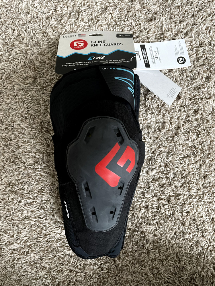 G-Form E-Line Knee Guards - Black XL