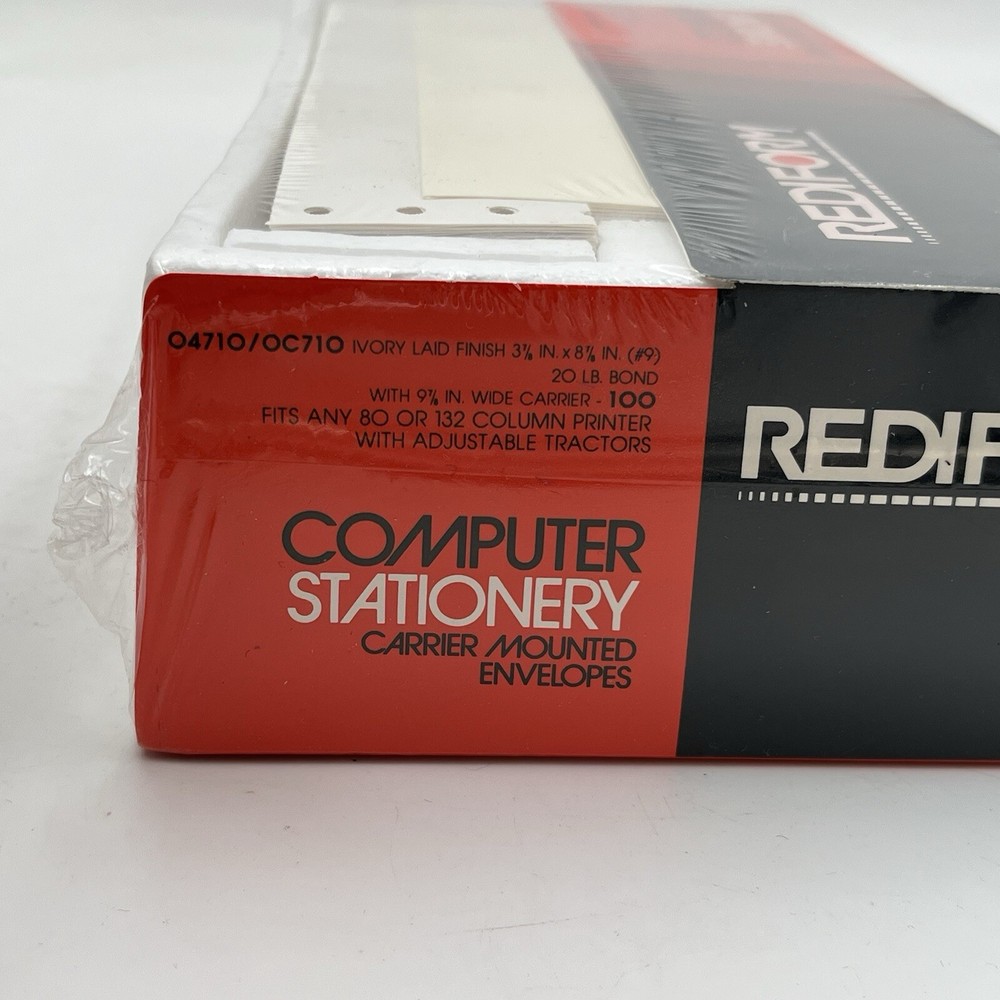 VTG Rediform 100 Envelopes Computer Stationary Size #9 Dot Matrix Printer New