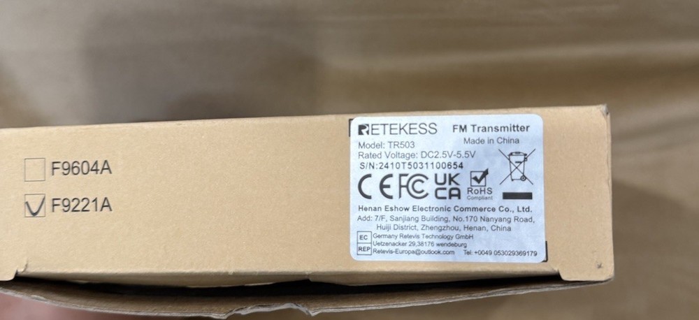 OPEN BOX! Retekess TR503 Tour Guide Wireless Microphone Headset FM Transmitter