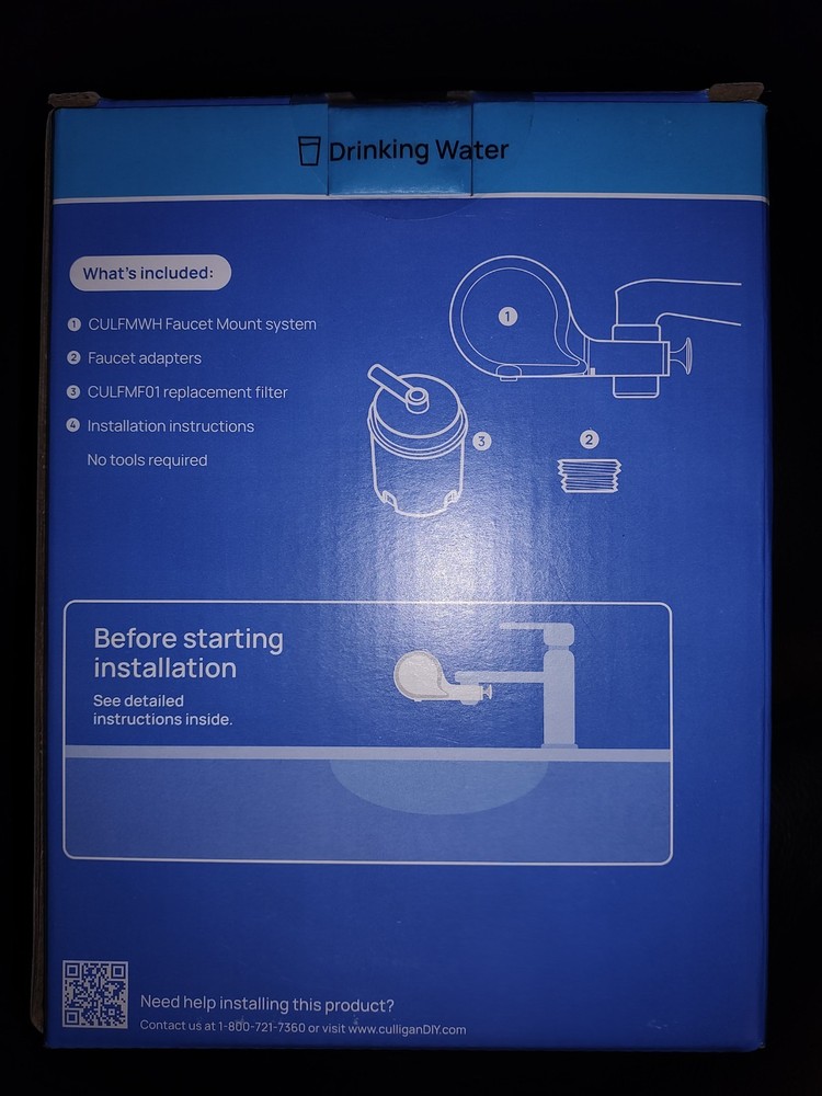 Culligan Faucet Mount Water Filtration System For Sink - CULFMWH - Free shipping