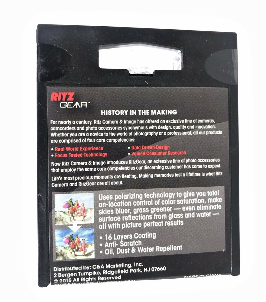 Ritz Gear HD MC CPL Protective Filter for DJI Phantom 3 Camera