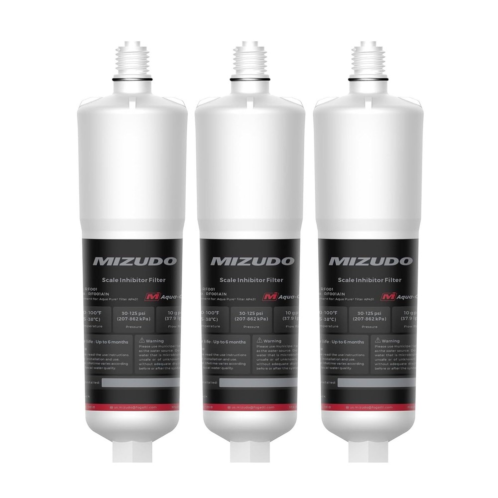 AP431 Replacement Cartridge for Aqua-Pure AP430SS, 3 Packs Scale Inhibitor