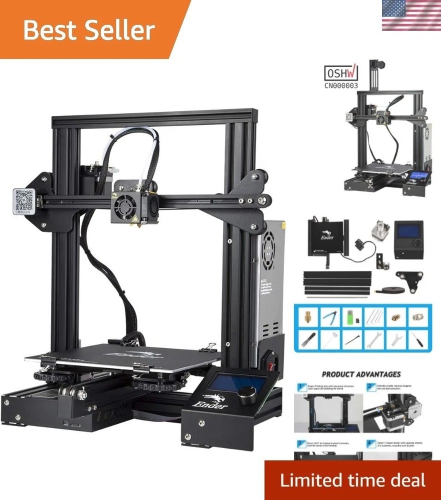 Official Creality 3D Printer Fully Open Source with Resume Printing Function ...