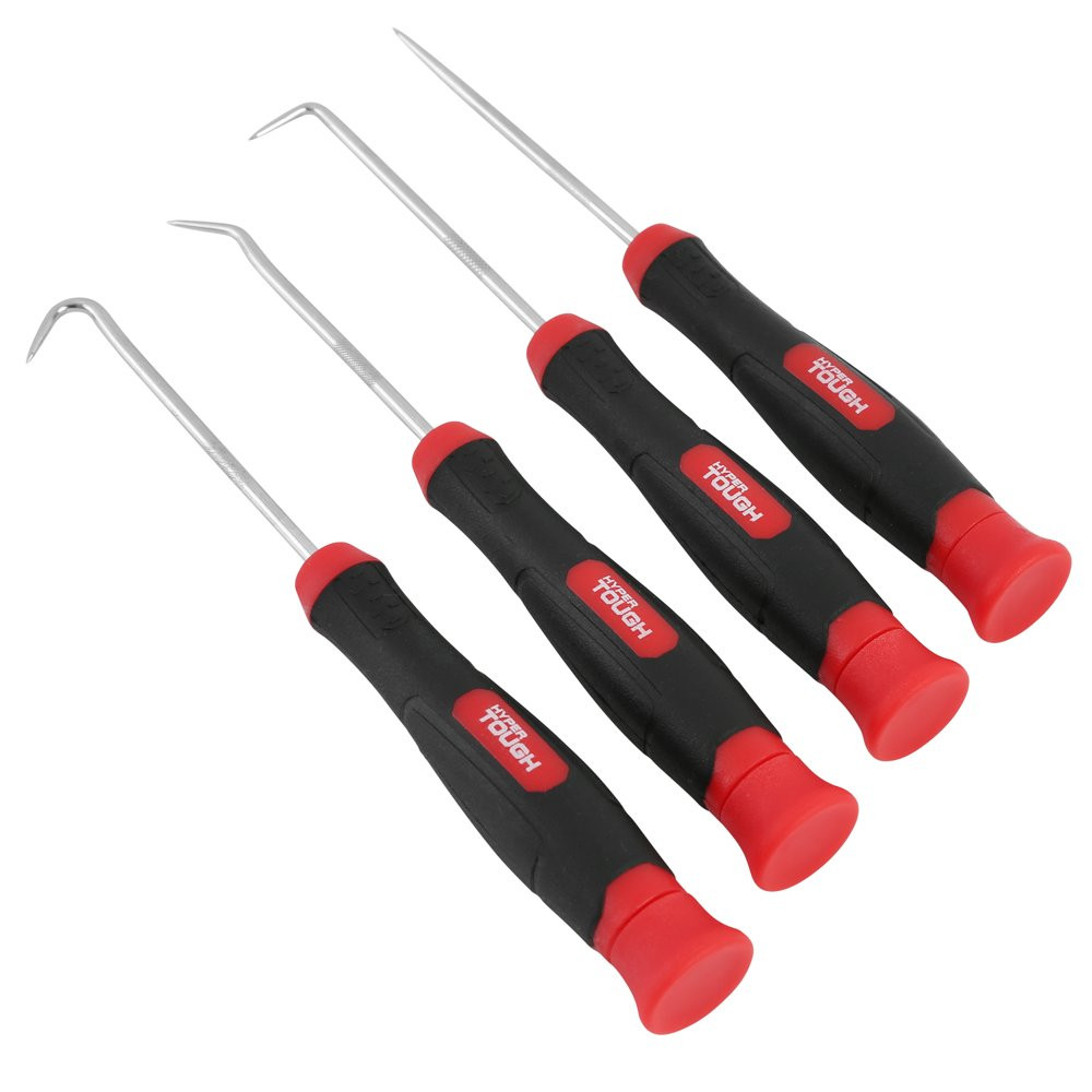 Curved Hook, Complex Hook, 90 Degree Hook Automotive Electrical work 4-Piece