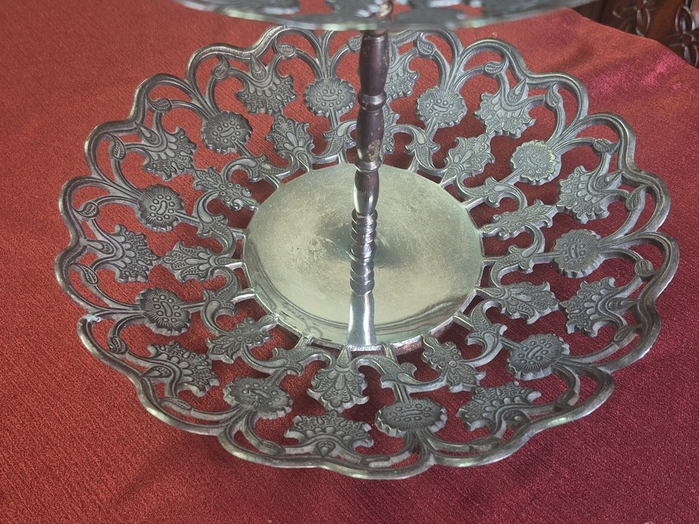 Silver Plated 3 Tier Pastry Stand