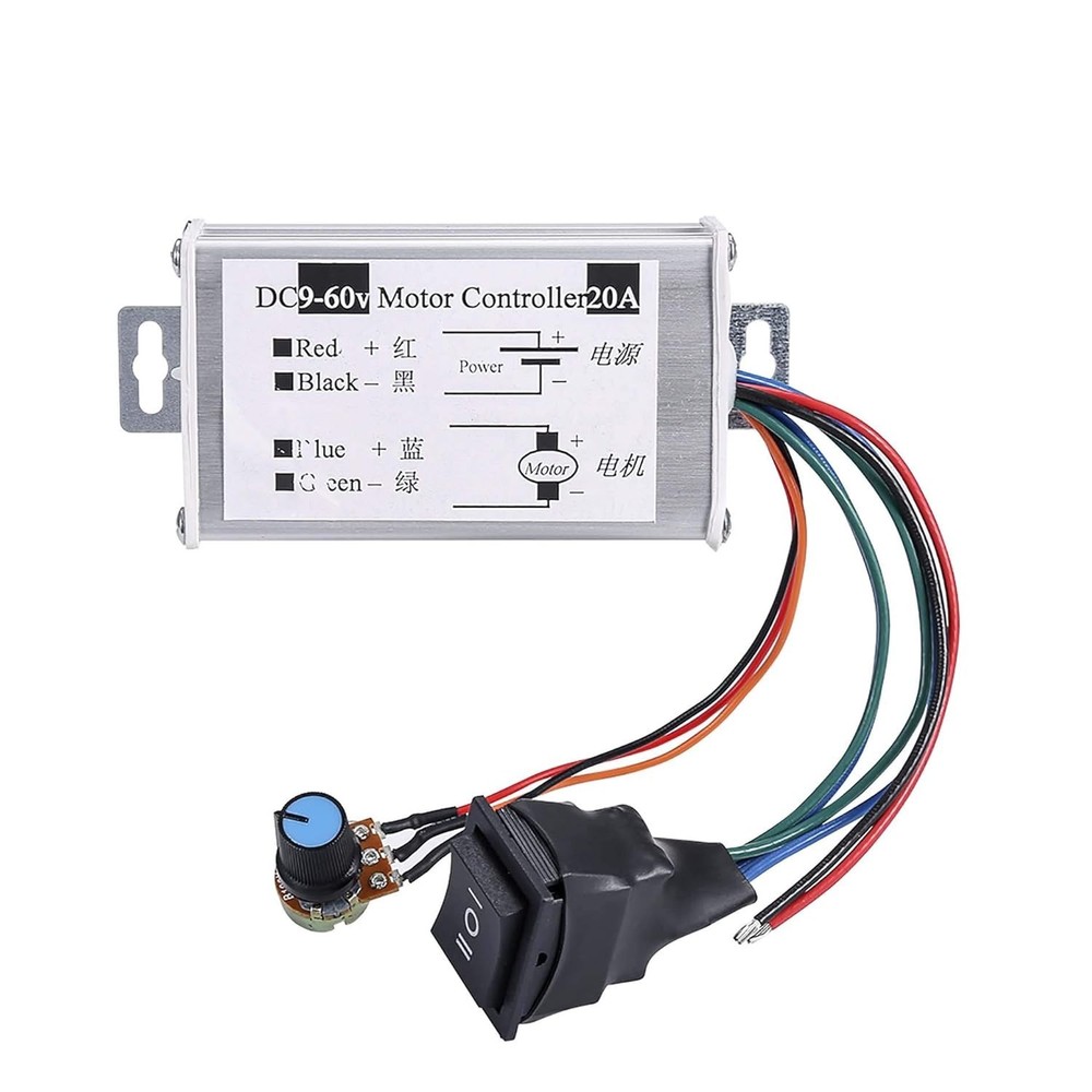High-Performance DC Brush Motor Controller 1200W - Speed & Direction Control