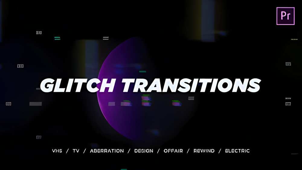 Glitch Transitions for Premiere Pro ✅