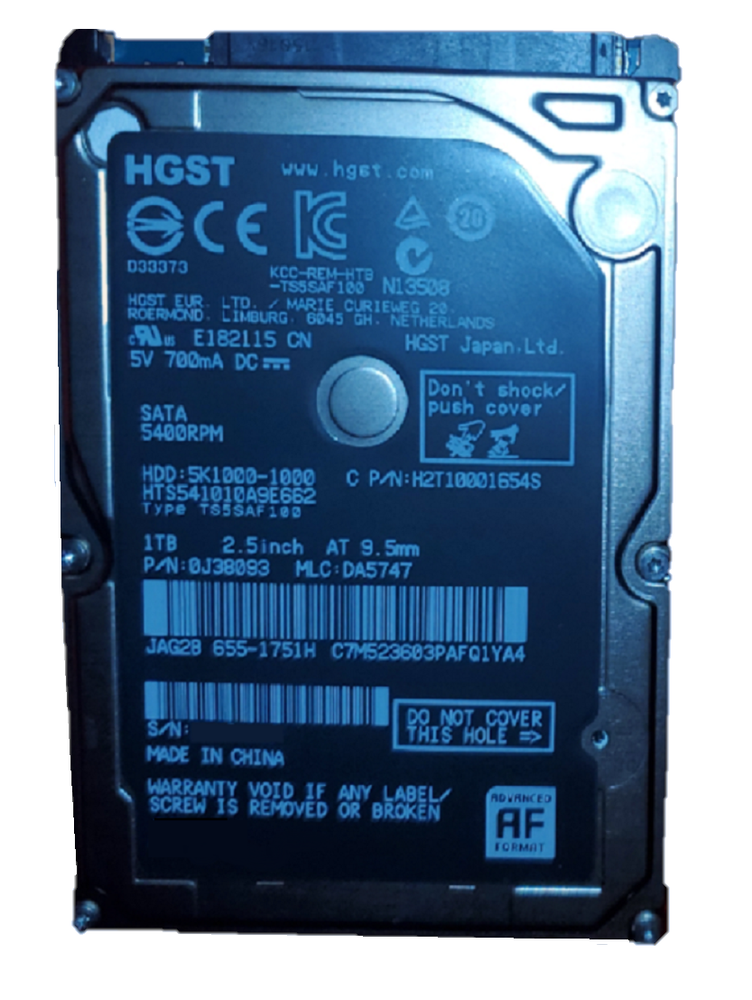 Xbox One X & S 1TB HGST Internal Hard Drive Replacement System Software option