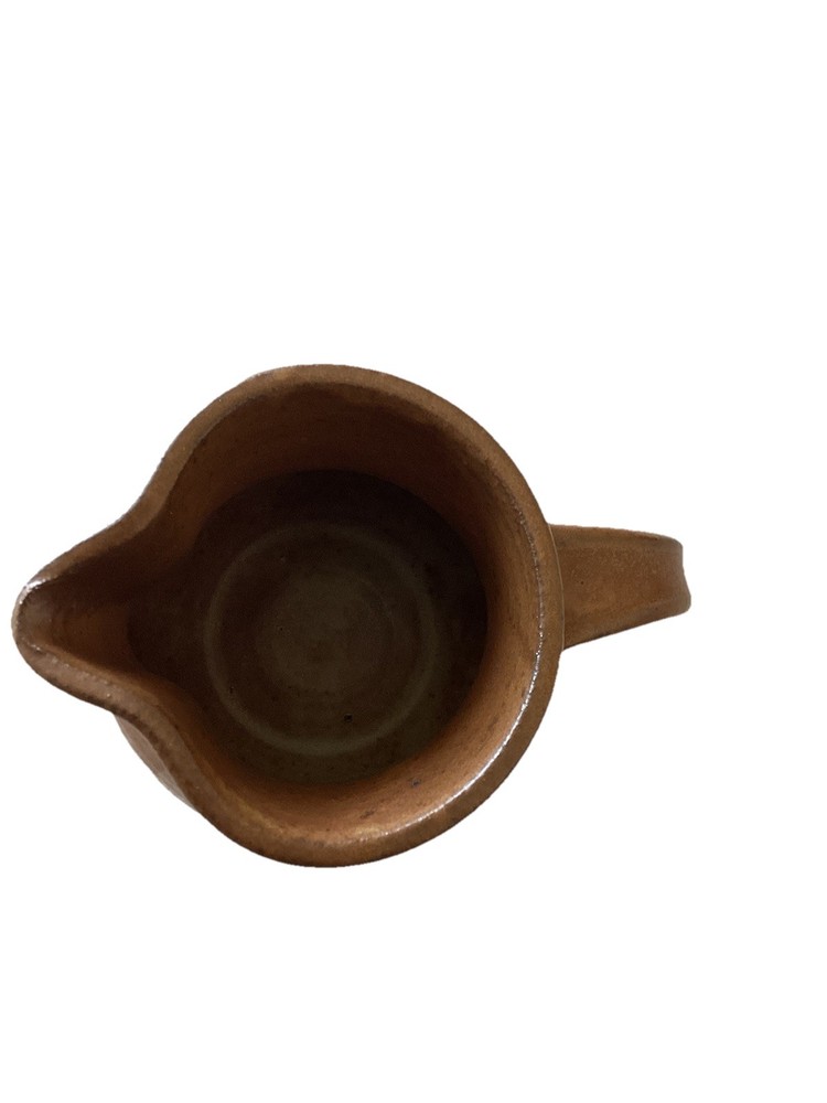 Signed Handmade Studio Pottery Creamer/Small pitcher. 4”