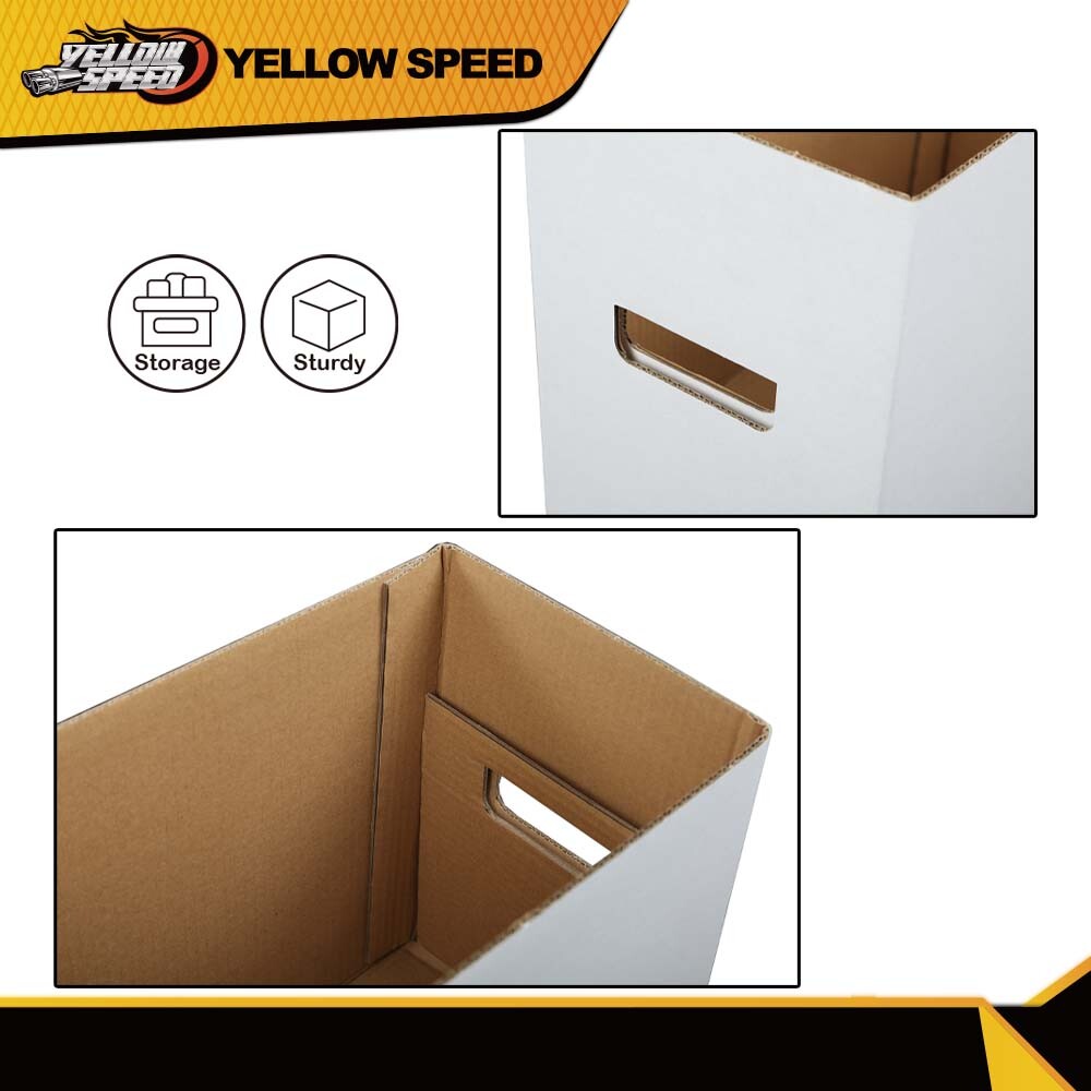 5Pcs Short Comic Book White Storage Box Holds 150-175 Comics