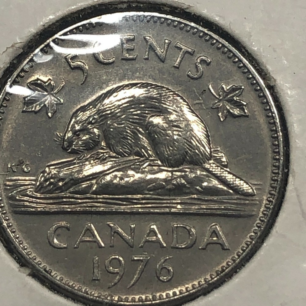 1976 Canada Five Cent Foreign Coin #1431