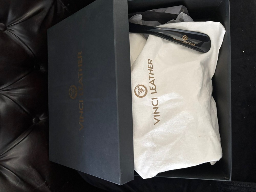 Vinci Leather Spiked Shoes