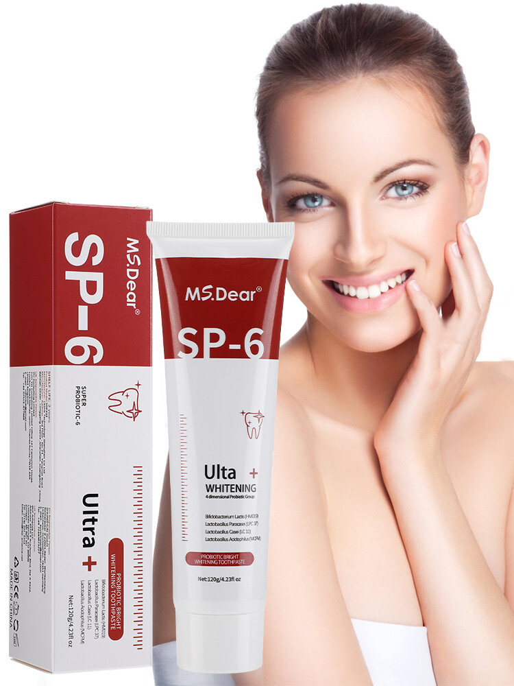 SP-6 Probiotic Toothpaste,Sp-6 Toothpaste Ultra Whitening Quick White Toothpaste