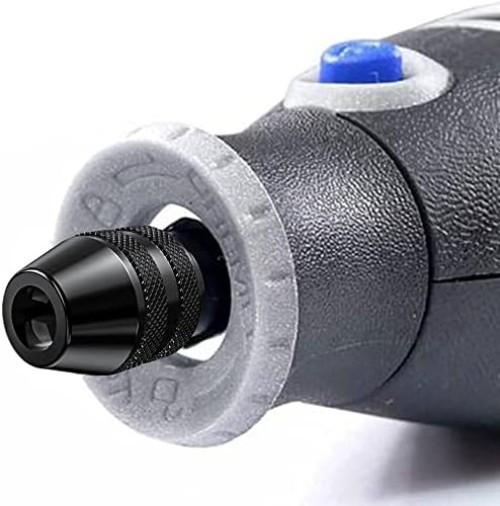 Efficient 3-Jaw Keyless Chuck Set for Quick Bit Changes - For Dremel Tools