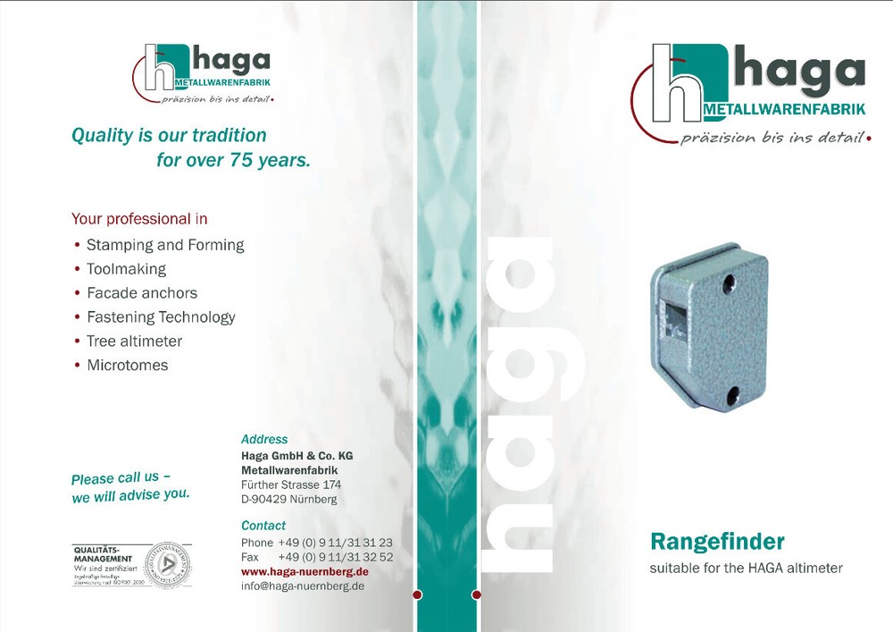 Haga Rangefinder - Made in Germany