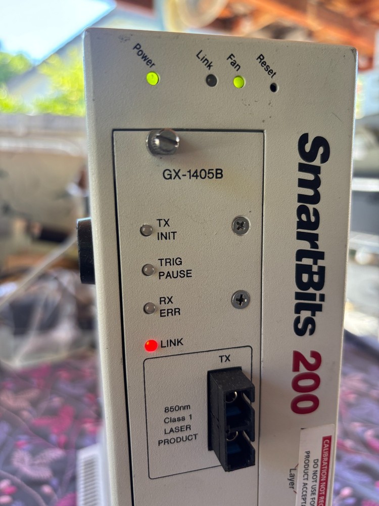 NetCom SmartBits 200 Performance Analysis System w/GX-1405B, SX-7710B Modules