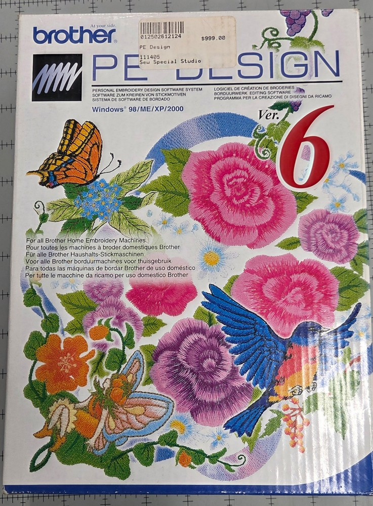 Brother PE-Design 6 Upgrade From Version 5