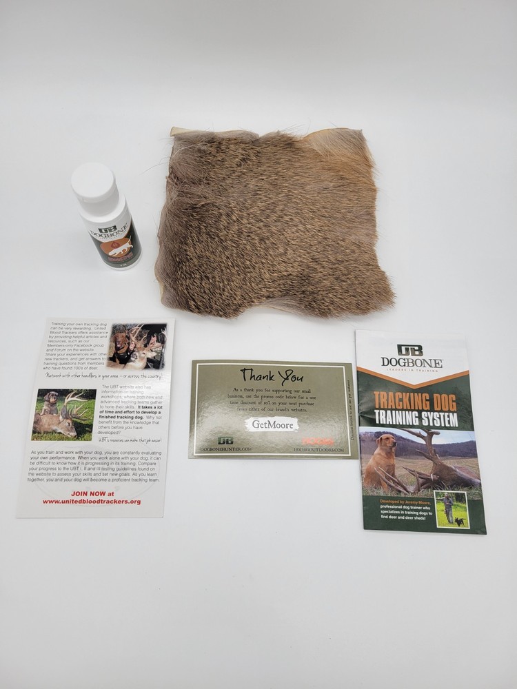 READ DESCRIPTION Lot Dogbone Shed Antler Dummy Tracking Training System Scent