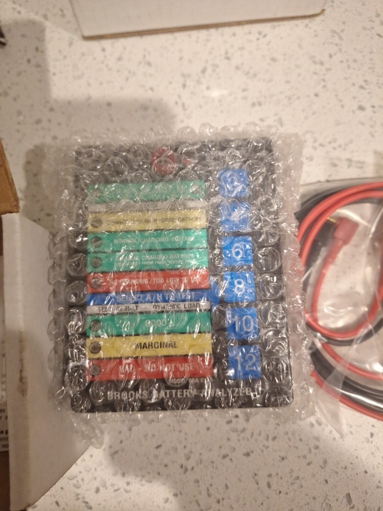 Brooks BBA 612A Battery Analyzer  Exit Sign/Emergency