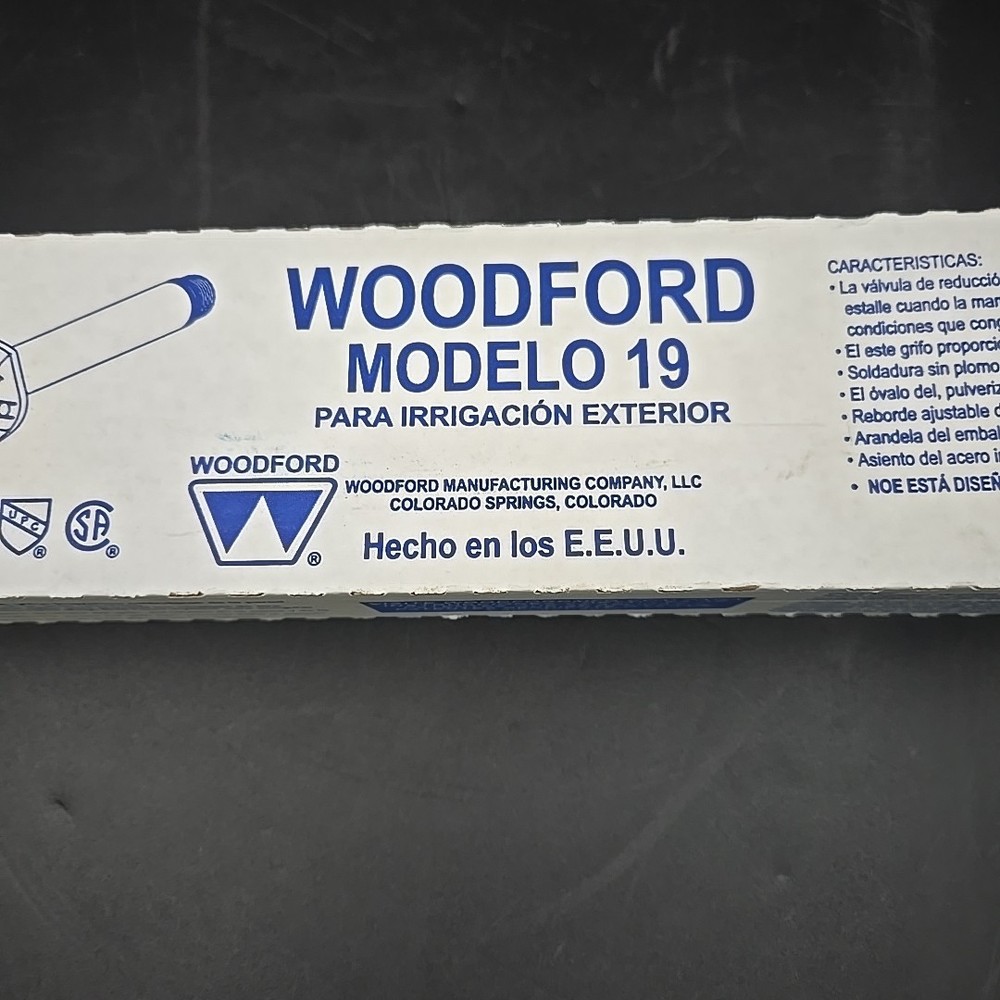 Woodford 19CP-12 Freezeless Wall Faucet Frost Proof Model 19 Anti-Siphon NEW