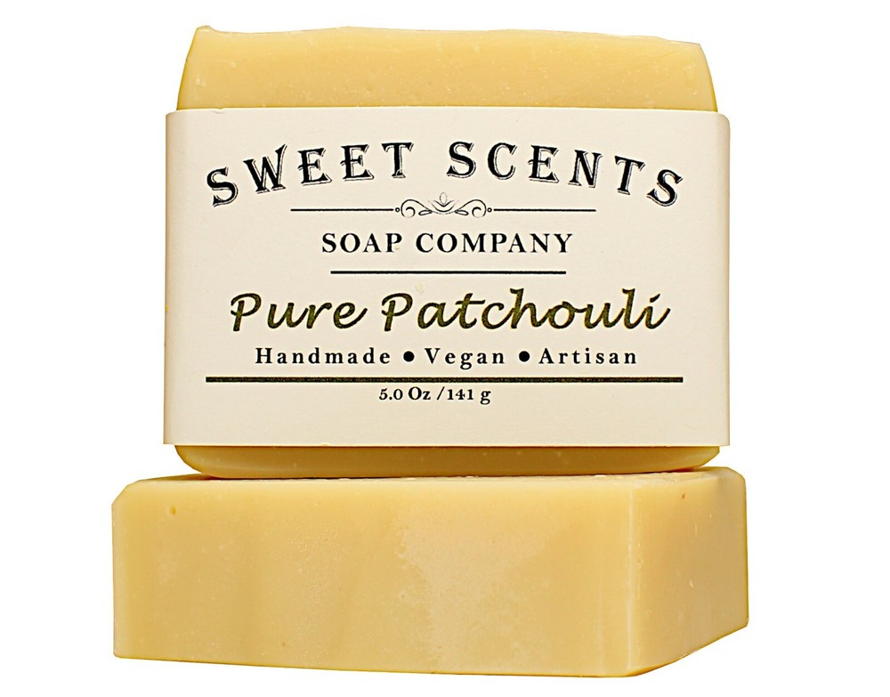 Pure Patchouli Soap - Handmade, Natural, Cold Process, Essential Oil Soap