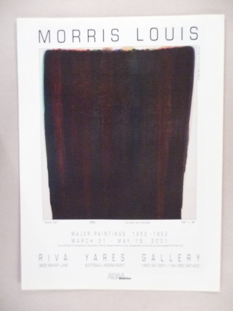 Morris Louis MAGAZINE AD - 2001