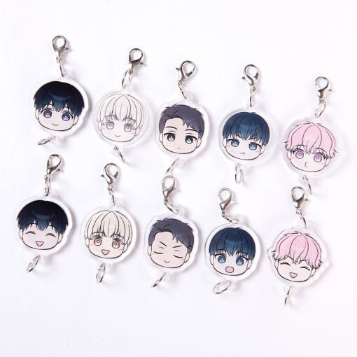 Webtoon MD [ This Life's Universal Superstar ] Mini Face Keyring RANDOM