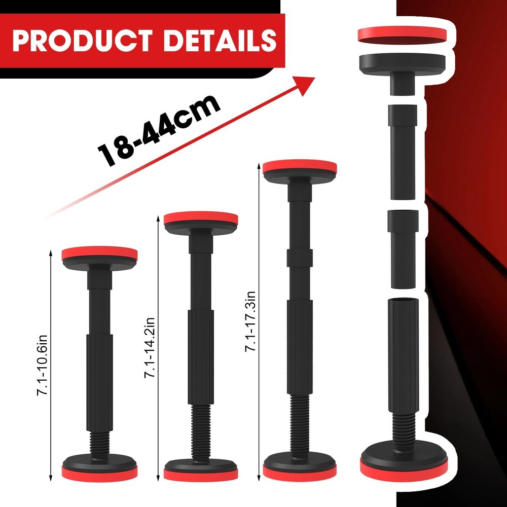 Adjustable Shelf Support Telescopic Pole - Heavy Duty Adjustable Support Pole...