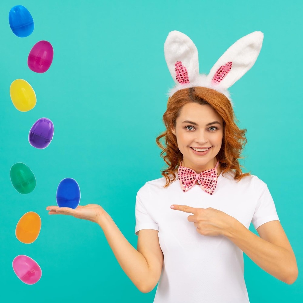 Assorted 2.25" Fillable Easter Eggs (50-Pack) - Perfect for Kids’ Activities!