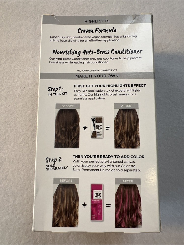L'oreal Colo Rista Bleach + Play Bleach Highlights One Application
