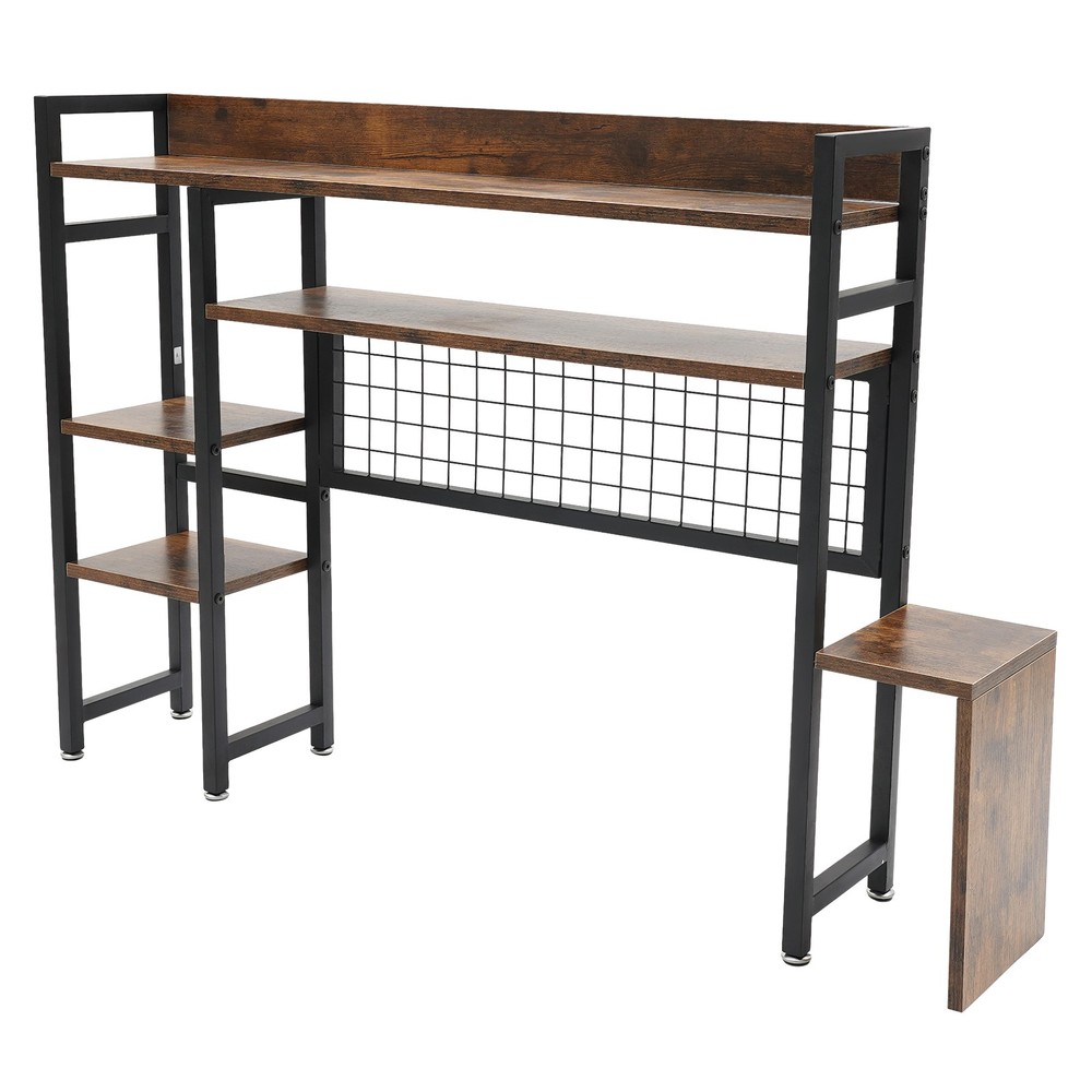 Desktop Bookshelf, Multipurpose Countertop Display Shelf, Bookcase Organizer