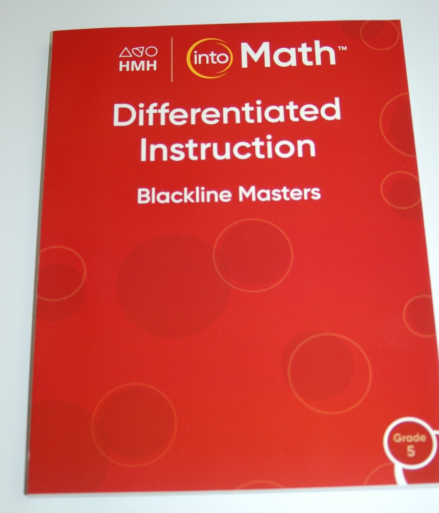 HMH into Math Grade 5 Differentiated Instruction Blackline Masters Teacher Set