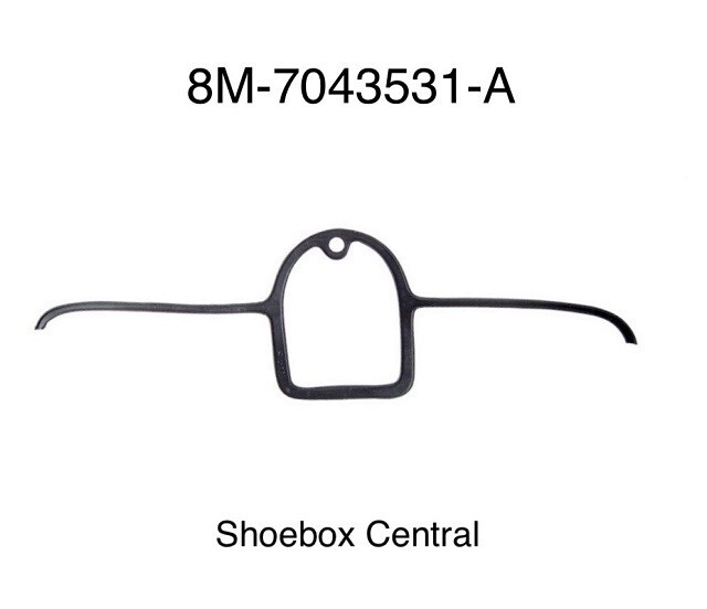 1949 Mercury Trunk Deck Boot Lid Handle Rubber Gasket Pad Seal