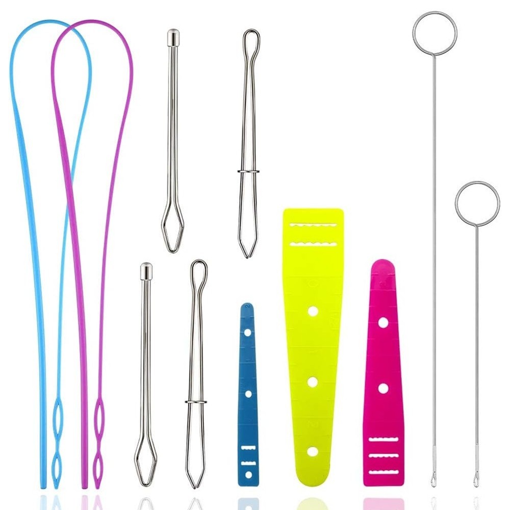Drawstring Threader Replacement Set Sewing  Turn Fabric Threader Tools for1664