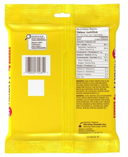 Oh Henry! Chocolate Bars Multipack, 4ct, 232g